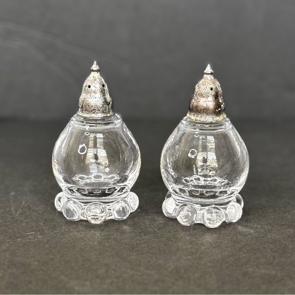 Imperial Glass Candlewick - Pair of Salt & Pepper Shakers - Picture 2 of 13